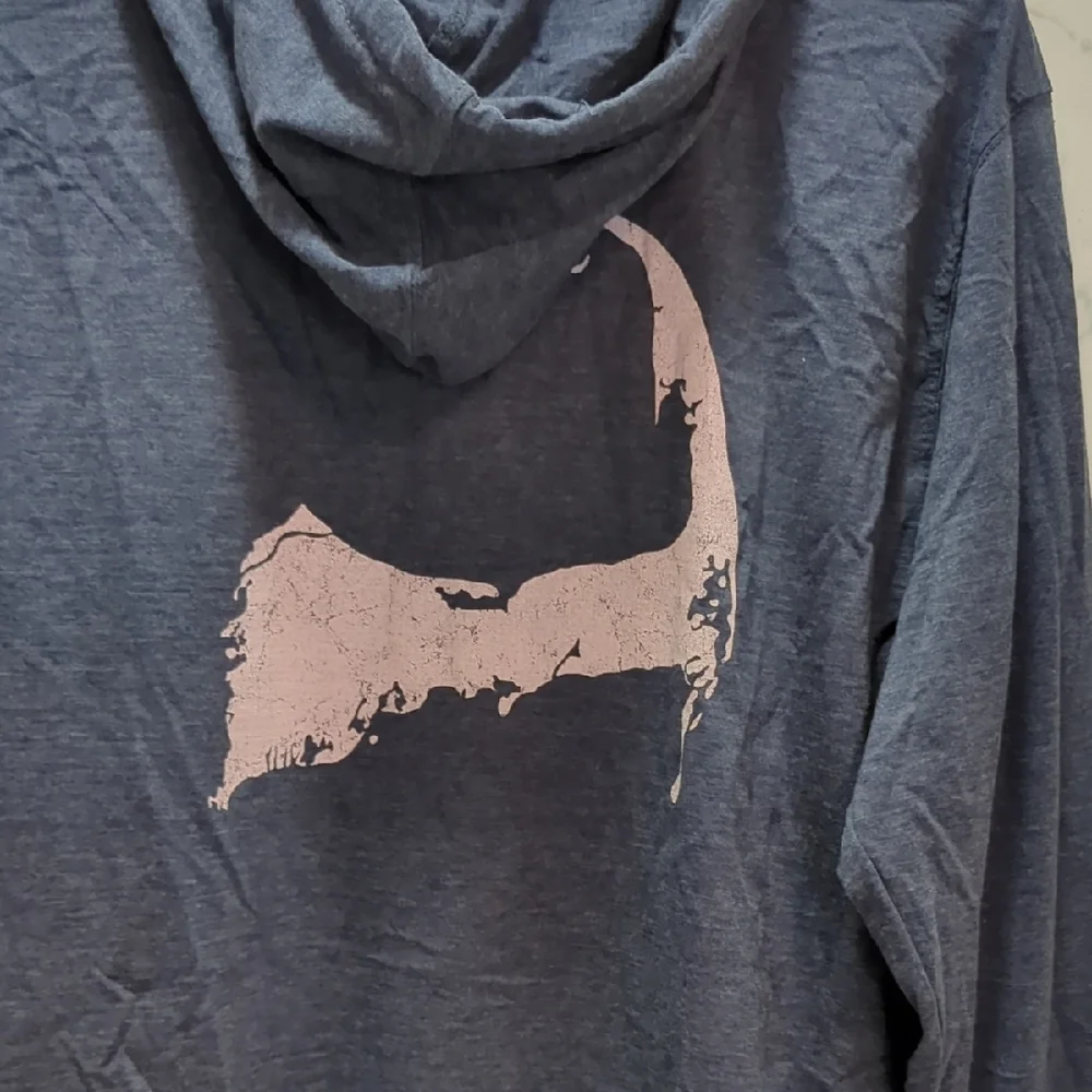Cape Cod Navy Long Sleeve Women's Top - Picture 6 of 12